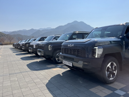 기아 타스만. 장우진 기자